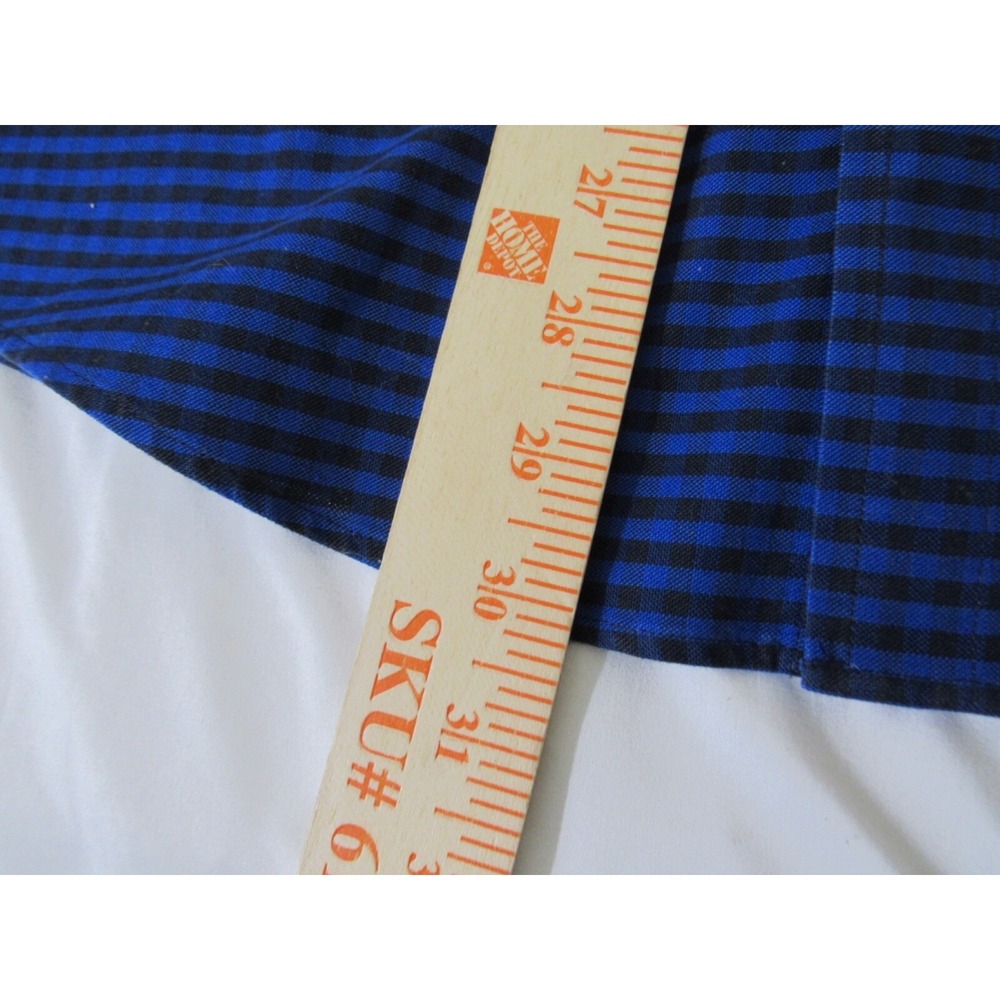 Brooks Brothers 1818 Regent Blue Gingham Plaid Button Down 100% Cotton Sz L - Picture 9 of 11
